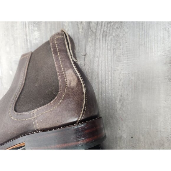Adelante Made To Order Men\'s Sz. 9 EEE(Very Wide)  The Mendoza Boots In Mahogany main image 8